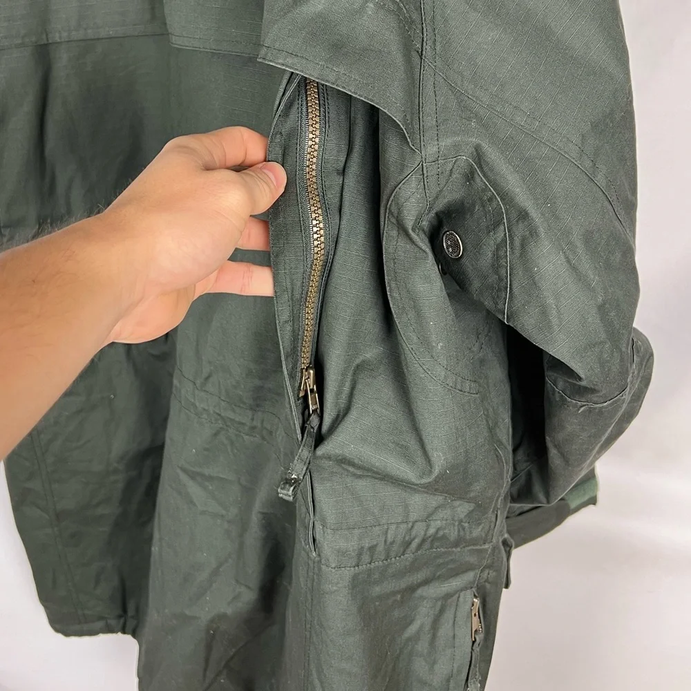 Willis & Geiger Military Ripstop Utility Cargo Hooded Parka Men’s L Heavyweight - Picture 11 of 16